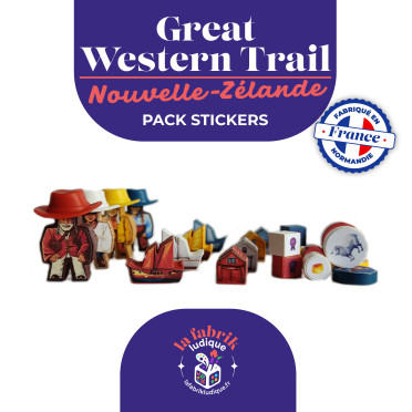Great Western Trail - Nouvelle-Zélande - Pack de Stickers