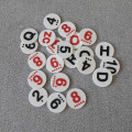 Catan - 3D number and letter tokens 0