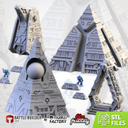 Txarli - Science fiction Terrain - Xenos pyramids