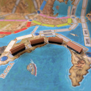 Ticket to Ride - Trains transporting wood 3D