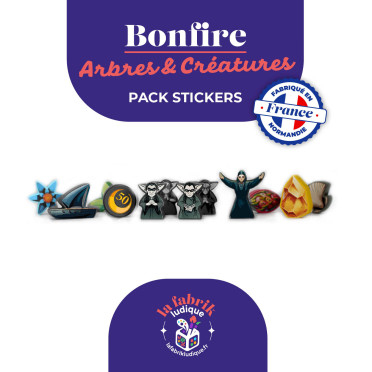 Bonfire Arbres et Créatures - Pack de Stickers