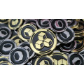 Twilight Imperium - Ensemble de pièces métalliques double face pour marchandises et commodités - Brillant avec émail noir 1