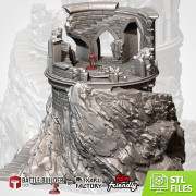 Txarli - Fantasy terrain - Ruins on the mountain LOTR