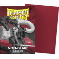 100 Dragon Shield Matte Non-Glare : Red 0