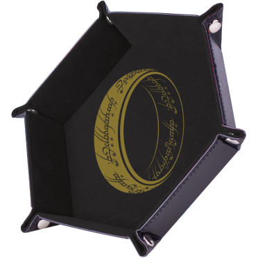 The Lord of the Rings – Piste de Dés L’Anneau Unique - 19x19 cm - Cuir et velours