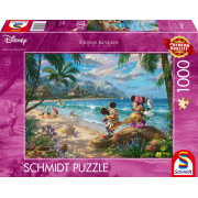 Puzzle - Mickey and Minnie in Hawaii - 1000 pièces