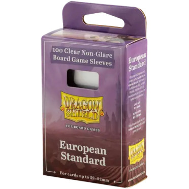 100 Dragon Shield : Board Game Sleeves - European Standard 59x92mm