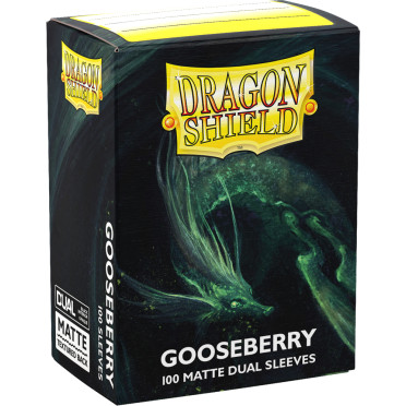 100 Dragon Shield Matte : Gooseberry