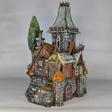 3D4U - Rector's Manor - Medieval Town Set