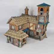 3D4U - Bell Tower Farm - Medieval Town Set