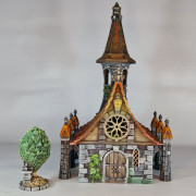 3D4U - Saggy Bottom Chapel - Medieval Town Set