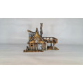 3D4U - River Master's Hut - Medieval Town Set 2
