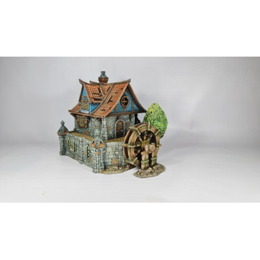 3D4U - Watermill House - Medieval Town Set