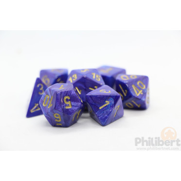 Set de 7 Dés JDR Chessex : Lustrous