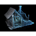 3D4U - House Ruine V - Medieval Town Set 4