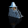 3D4U - House Ruine III - Medieval Town Set 2