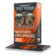 Kill Team - Pack de Cartes d'Opés Approuvées 2025