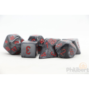 Set de 7 Dés JDR Chessex : Velvet