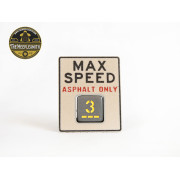 Road Die Speed Sign – Compatible with Thunder Road: Vendetta