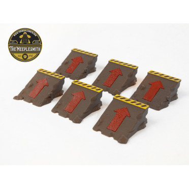 Acrobatic Ramp Pack (6 pieces) – Compatible with Thunder Road: Vendetta