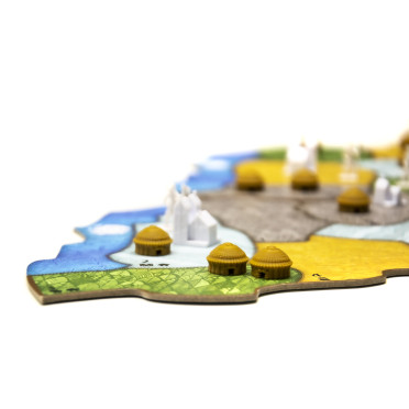 Dahan Huts - Spirit Island Compatible Upgrade Set
