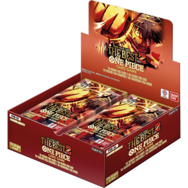 One Piece The Card Game - The Best 2  - Boite de 20 Boosters Premium