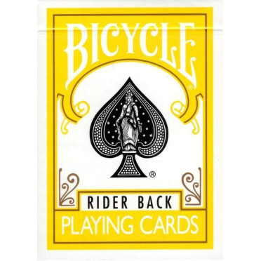 Bicycle : Rider Back - Reverse - Jaune et Noir