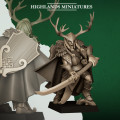Highlands Miniatures - Feral Elf - Feral Elf Lord with Sword 0