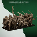 Highlands Miniatures - Feral Elf - Feral Archers With EMC 7