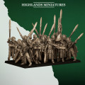 Highlands Miniatures - Feral Elf - Feral Spearmen With EMC 0