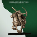 Highlands Miniatures - Feral Elf - Feral Mounted Archers with EMC 2