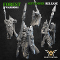 White Angel Miniatures - Forest Warriors - Forest Guard with EMC 2