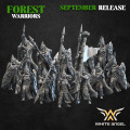 White Angel Miniatures - Forest Warriors - Forest Guard with EMC 7