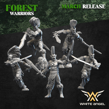 White Angel Miniatures - Forest Warriors - Forest Dancer