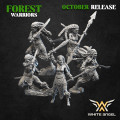 White Angel Miniatures - Forest Warriors - Forest Female Dancer 3