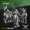 White Angel Miniatures - Forest Warriors - Wood Arrow Riders with EMC 3