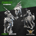 White Angel Miniatures - Forest Warriors - Wood Arrow Riders with EMC 6