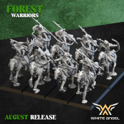 White Angel Miniatures - Forest Warriors - Wood Arrow Riders