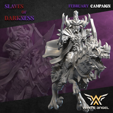 White Angel Miniatures - Slave to Darkness - Dark Emperor on Raptor