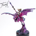 White Angel Miniatures - Slave to Darkness - Mother of Darkness on Pegasus 2