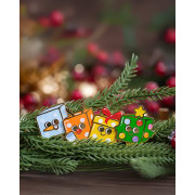 Lot des 4 Pin’s - La Collection De Noël