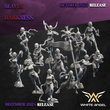 White Angel Miniatures - Slave to Darkness -  Blood Drinker with EMC