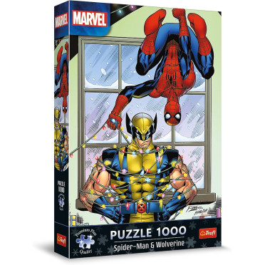 Puzzle - Marvel Spider-Man & Wolverine - 1000 pièces