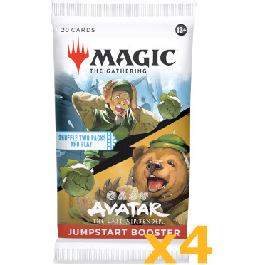 Magic the Gathering : Avatar - Lot de 4 Jumpstart Booster