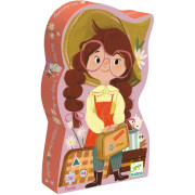 Puzzle silhouette - Le voyage de Mia - 36 pièces