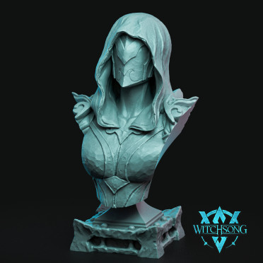 Witchsong Miniatures - Buste - Prêtresse de Rotbloom