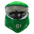 D20 Plush Dice Bag: Green 0