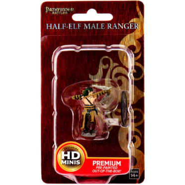 Pathfinder Battles Premium Figures - Half-Elf Ranger Male