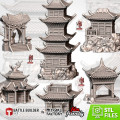 Txarli - Décors Fantasy - oriental buildings 8