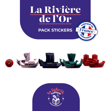 La Rivière de l'Or - Pack de stickers